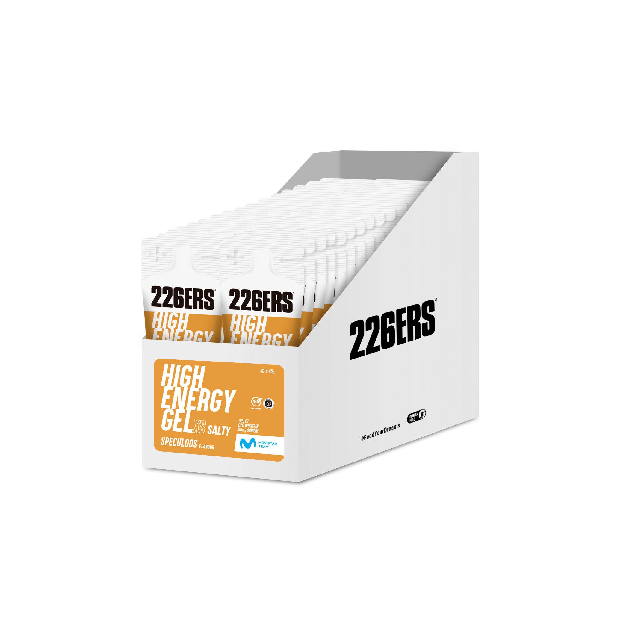 Box - 32 High Energy XS Gel 45g | 226ers