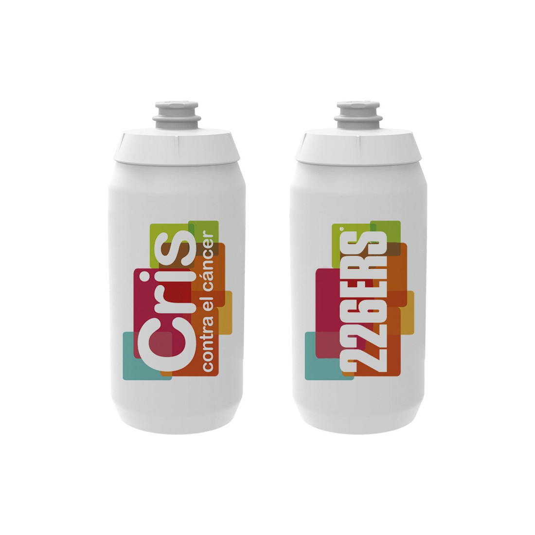 Bidón de ciclismo "Crisis Contra el Cáncer"