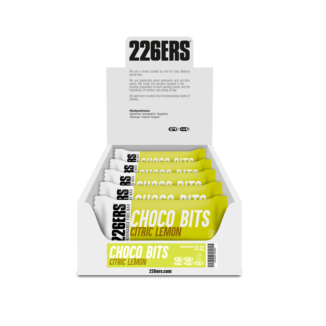 BOX – 24 ENDURANCE FUEL BAR CHOCO BITS