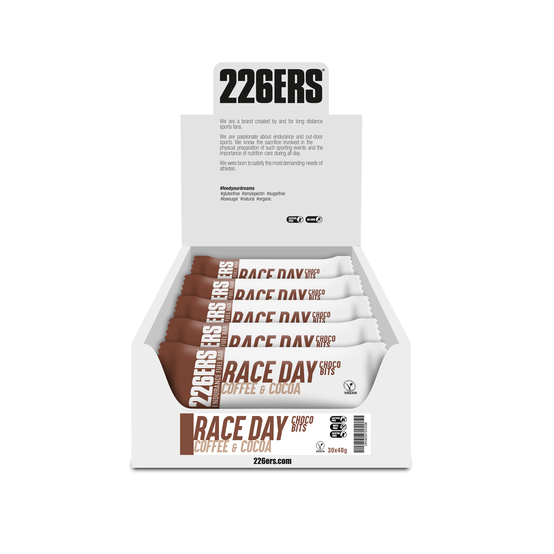 BOX – 30 RACE DAY BAR CHOCO BITS