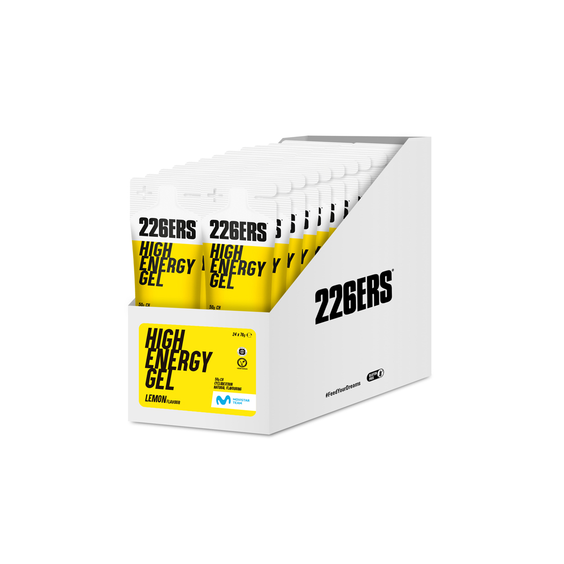BOX - 24 HIGH ENERGY GEL 76g