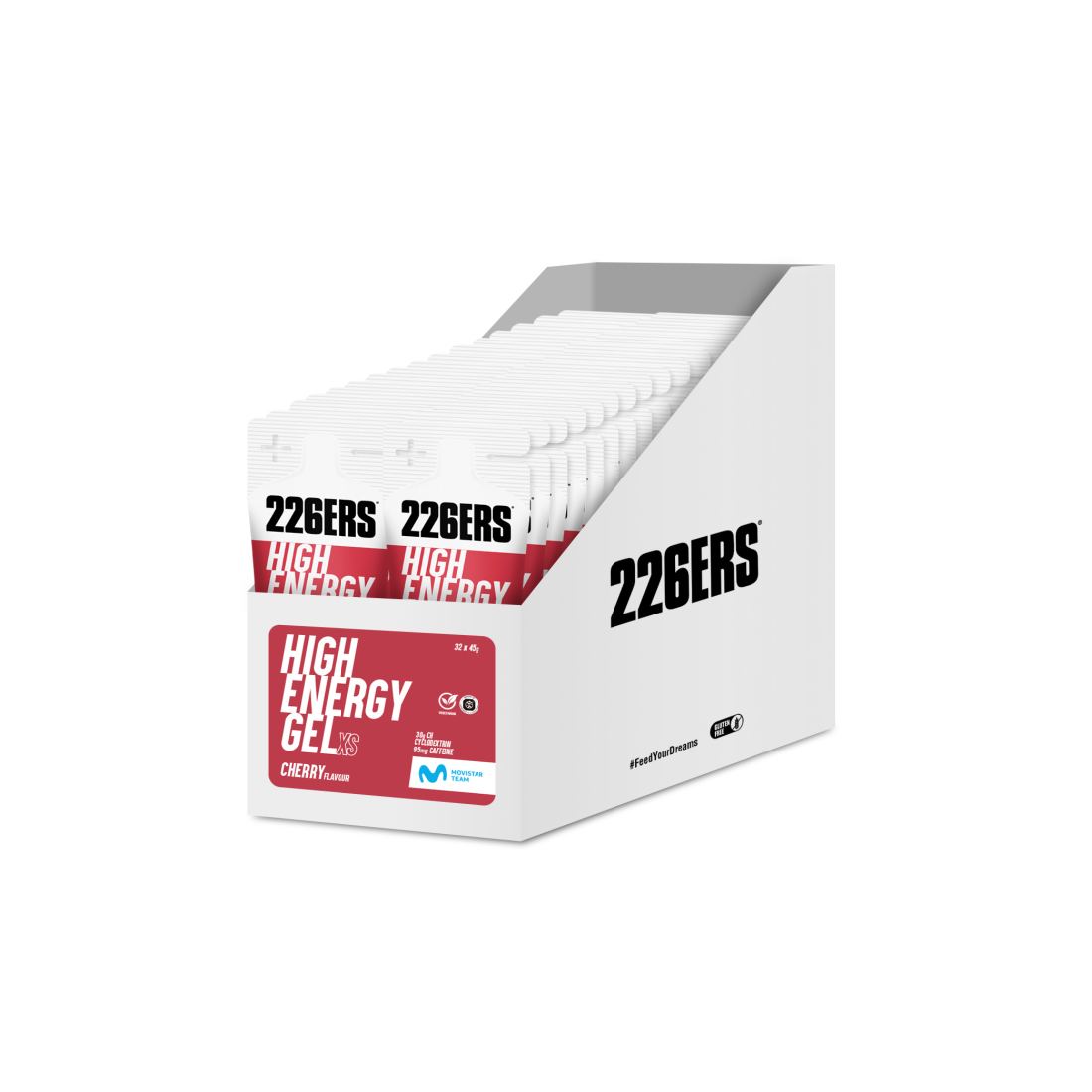 BOX - 32 HIGH ENERGY XS GEL 45g