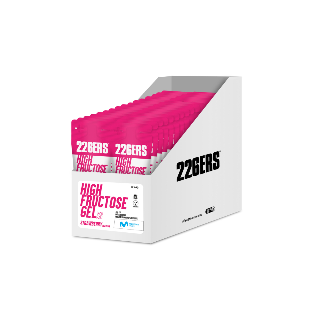 BOX - 32 HIGH FRUCTOSE XS GEL 44g