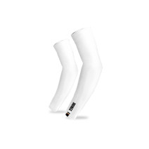 ARM WARMERS CORPORATE WHITE