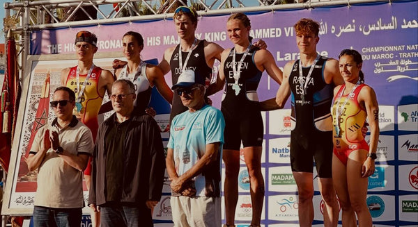 Natalia Castro, subcampeona de la Copa de África de Triatlón en Larache