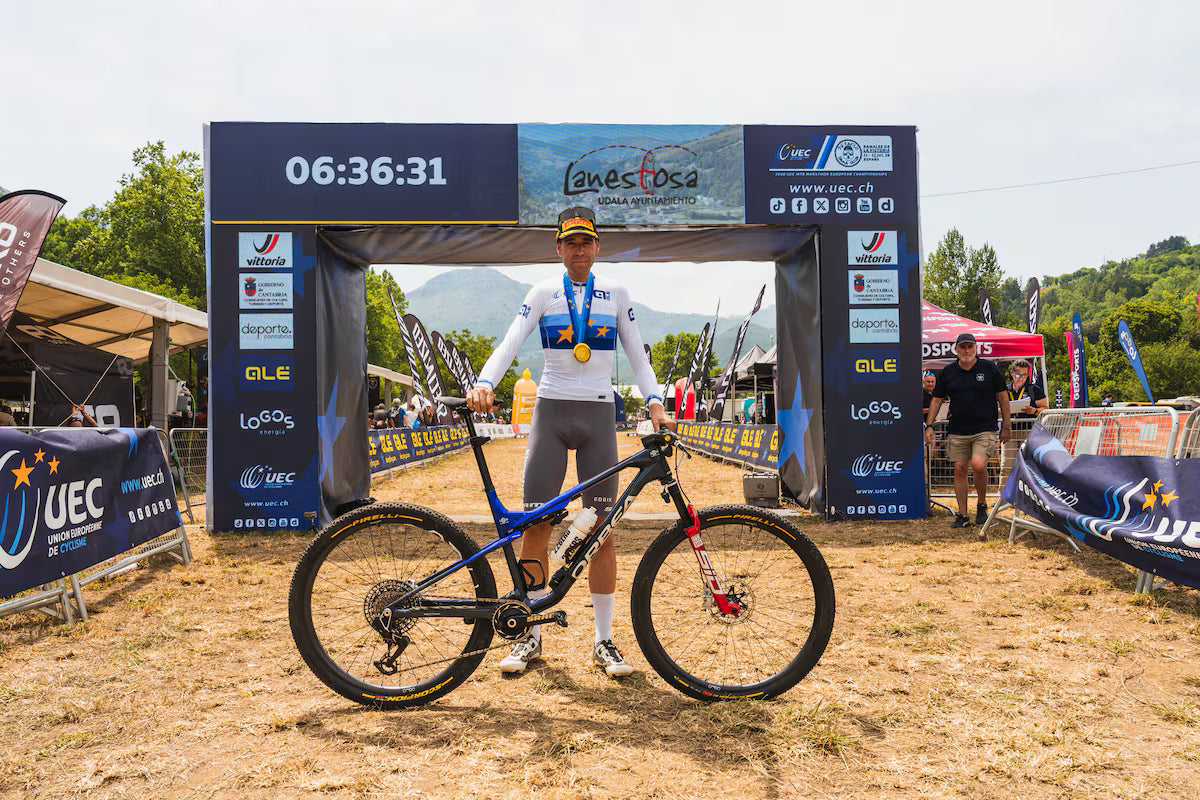 David Valero conquista el Campeonato de Europa UEC MTB Marathon 2026