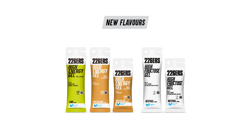 Potencia tu rendimiento con los nuevos sabores de HIGH ENERGY GEL y HIGH FRUCTOSE GEL