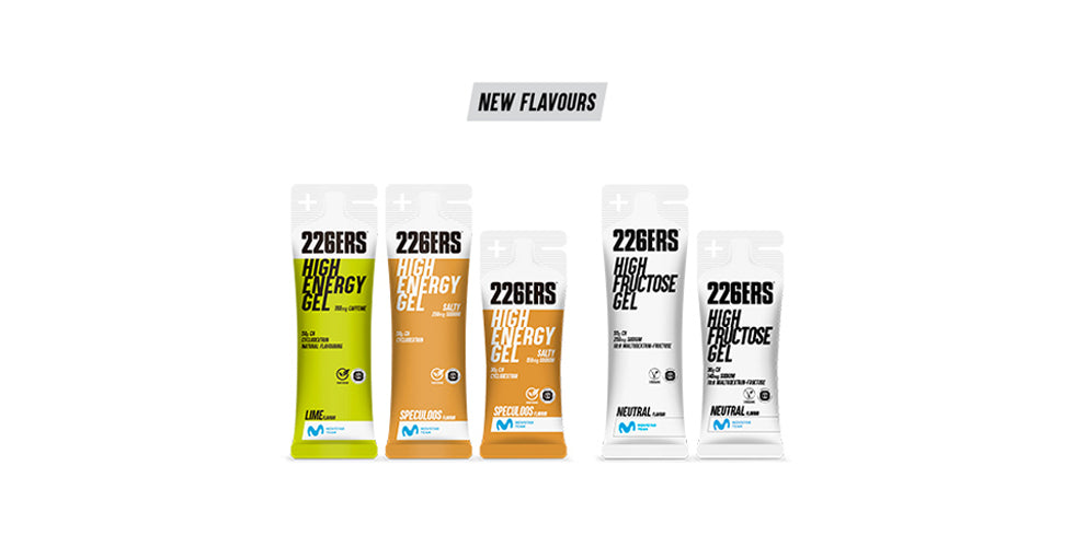 Potencia tu rendimiento con los nuevos sabores de HIGH ENERGY GEL y HIGH FRUCTOSE GEL