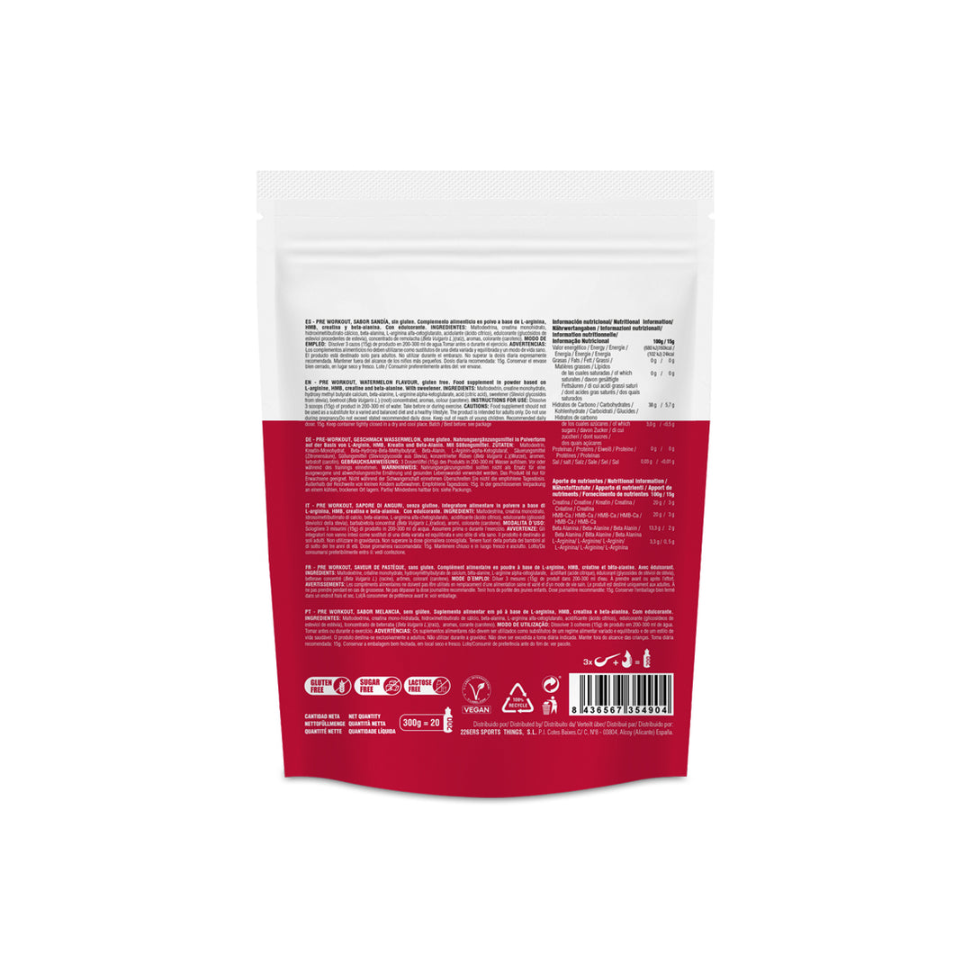 Pre workout 300g - Pre -Entrene Sports Supplement