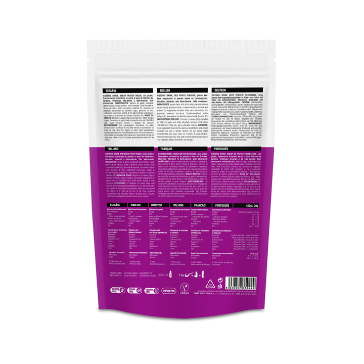 Boisson isotonique - poudre de boisson végétalienne isotonique
