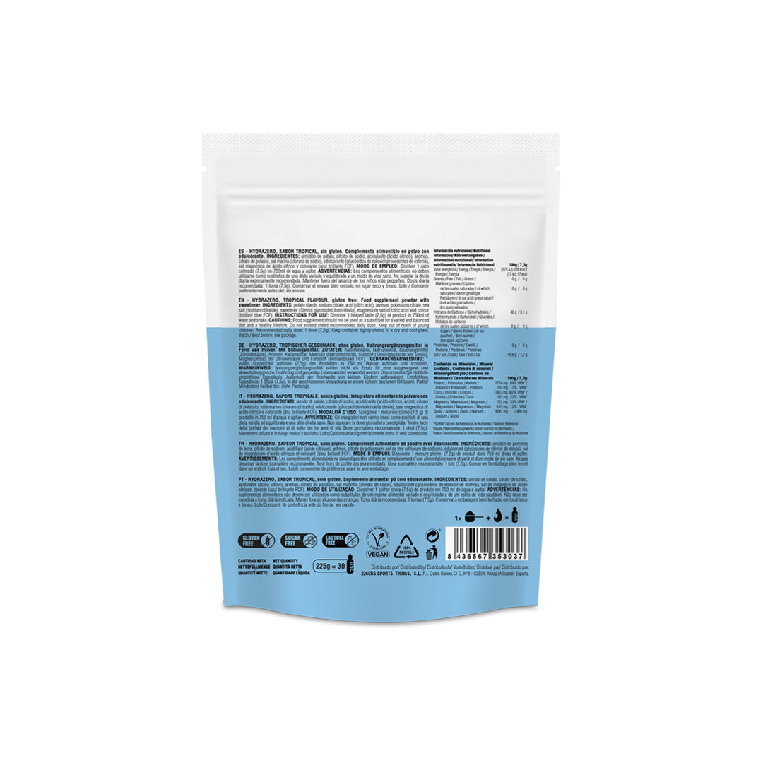 HYDRAZERO - Bebida Hipotônica - 225g