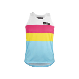 CAMISETA TÉCNICA RUNNING TIRANTES - WHITE COLOUR LINES