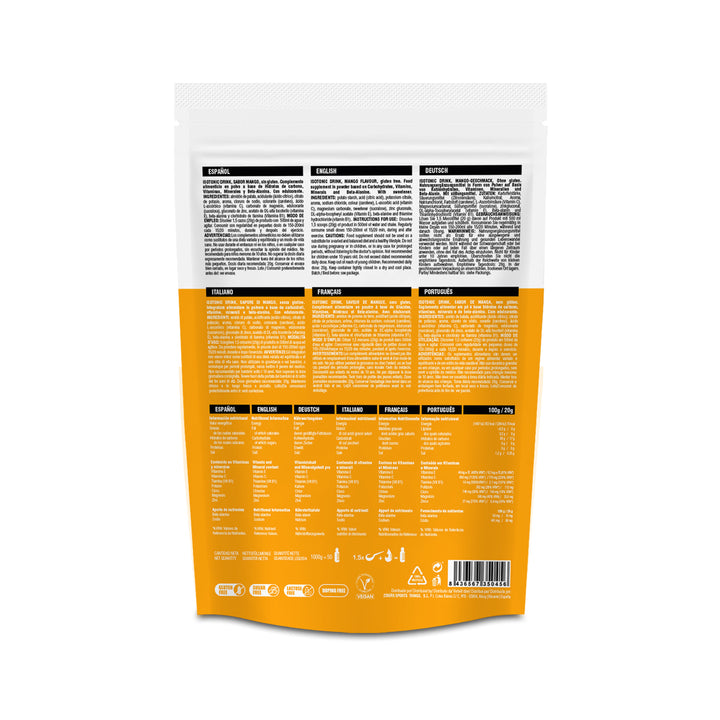 Boisson isotonique - poudre de boisson végétalienne isotonique