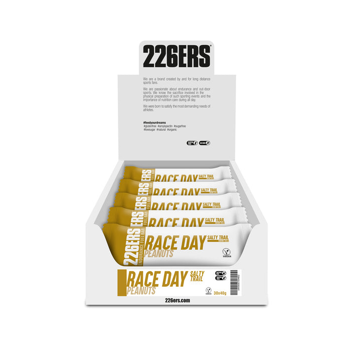 BOX 30 RACE DAY BAR SALTY TRAIL - Energy Bar with Sodium