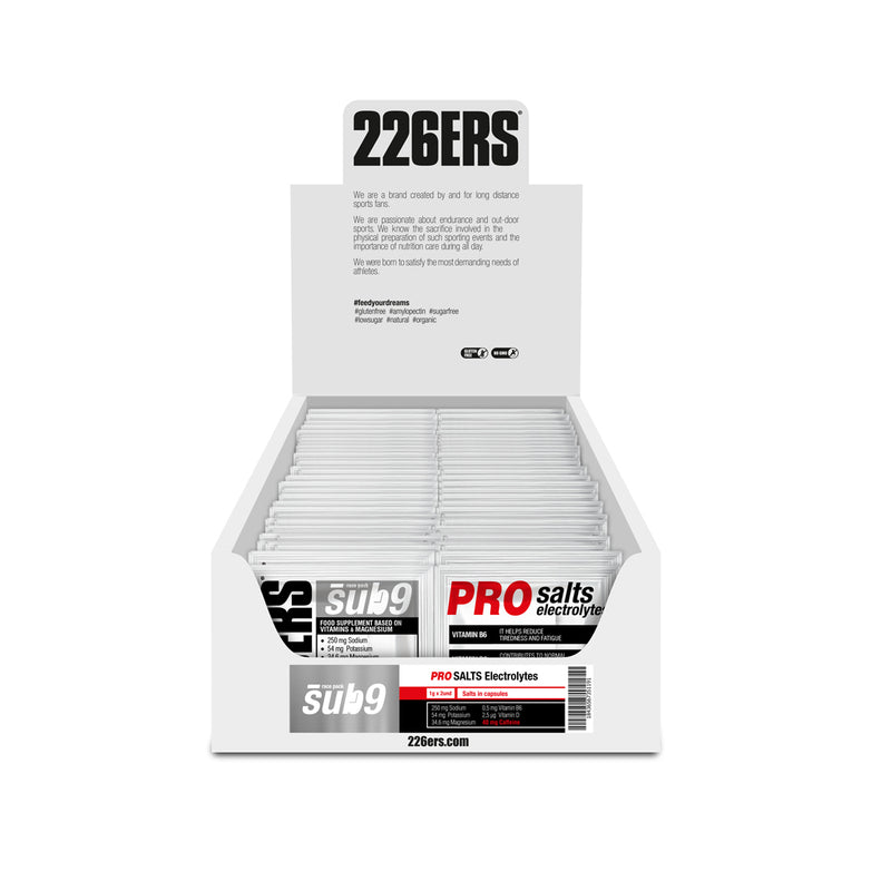 BOX – 40 DUPLOS SUB9 PRO SALTS ELECTROLYTES - 80 Cápsulas