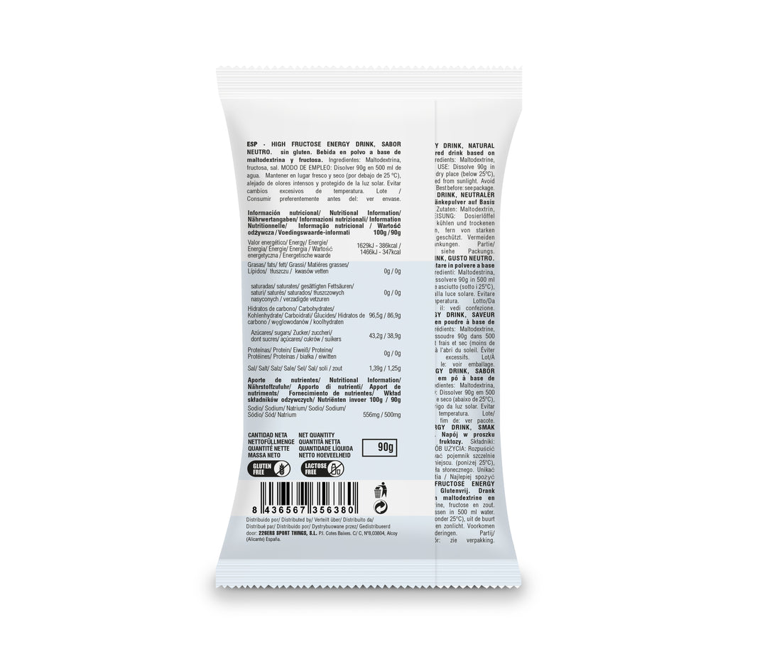 HIGH FRUCTOSE ENERGY DRINK 90g - Monodosis