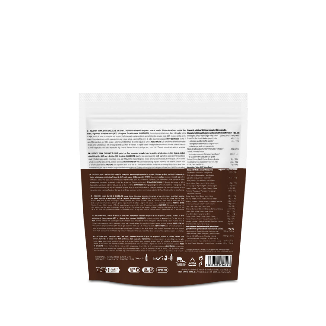 RECOVERY DRINK - Proteína Grass Fed Recuperador Muscular