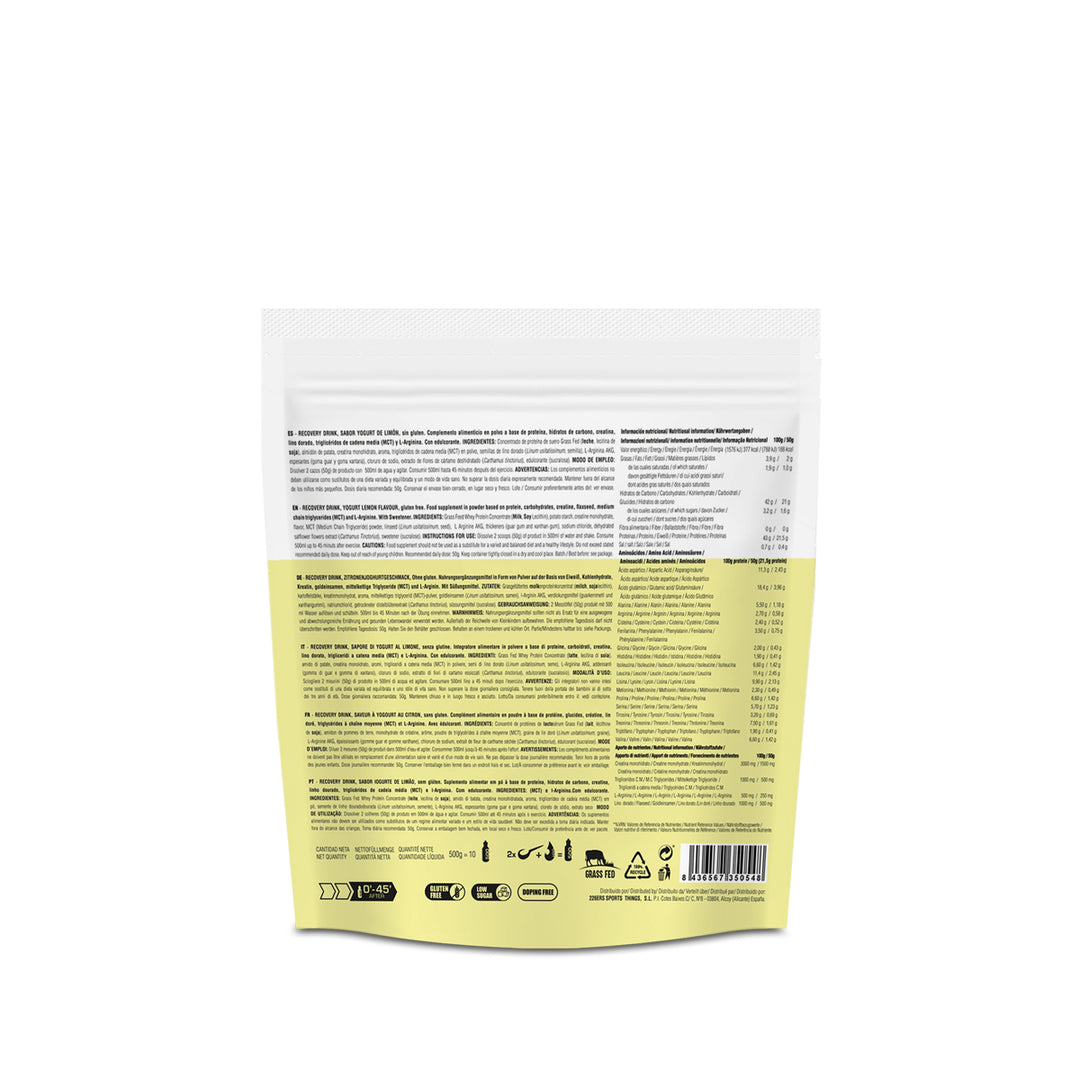 RECOVERY DRINK - Proteína Grass Fed Recuperador Muscular