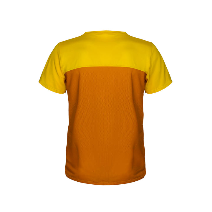 Running t -shirt - Short manga block color