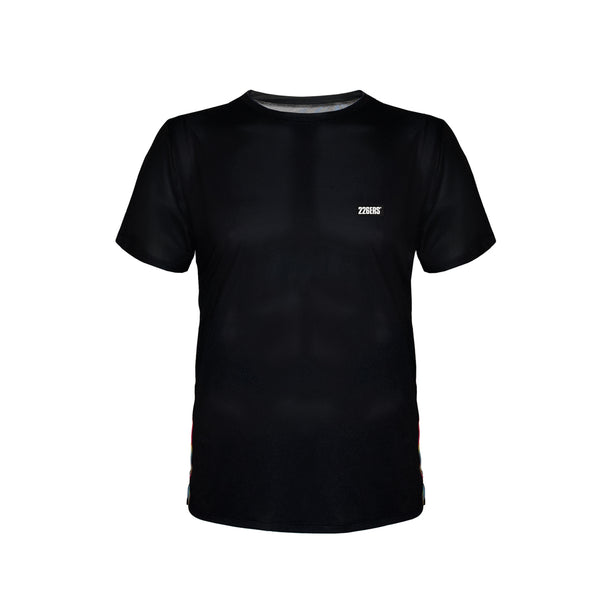 Running t -shirt - Slim flag short manga