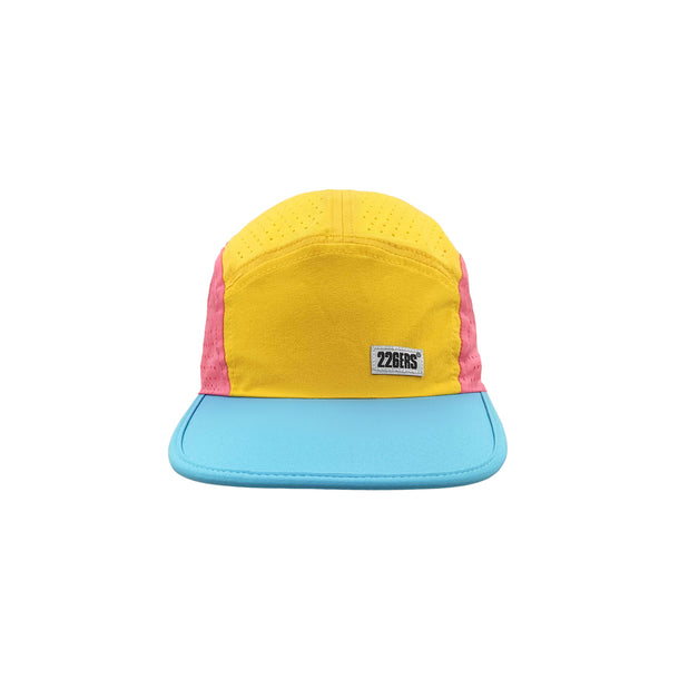 GORRA RUNNING COLOR BLOCK VISERA PLANA