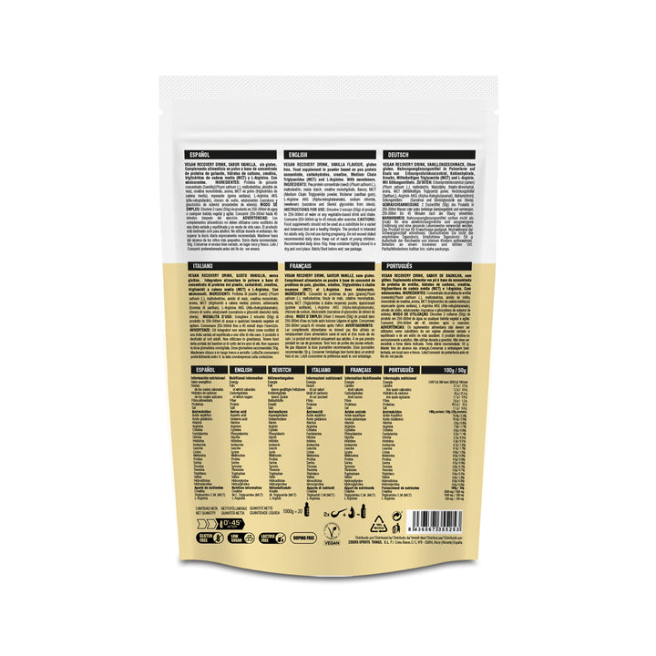 VEGAN RECOVERY DRINK - Bebida Recuperadora Vegana