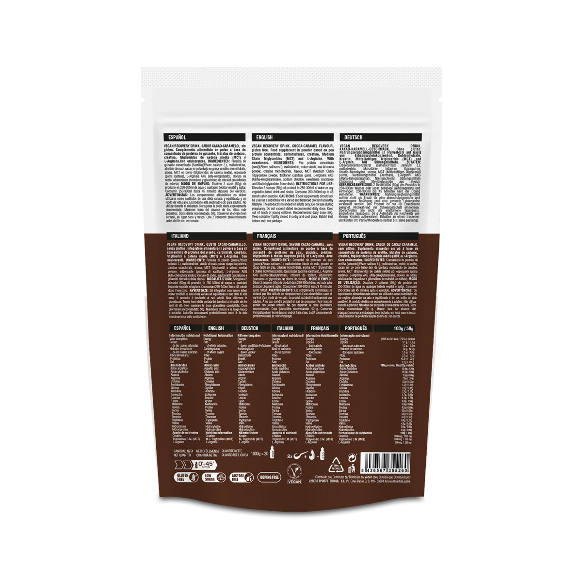Gluten -free vegan recovery drink | 226ers