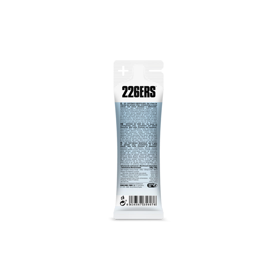ISOTONIC ICE GEL 68g - Gel Isotónico Energético con Mentol