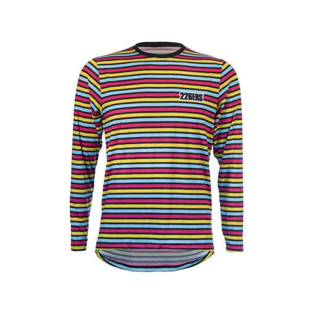 Running Jersey Hydrazero Stripes Black - Long Sleeve T -shirt - Long Sleeve