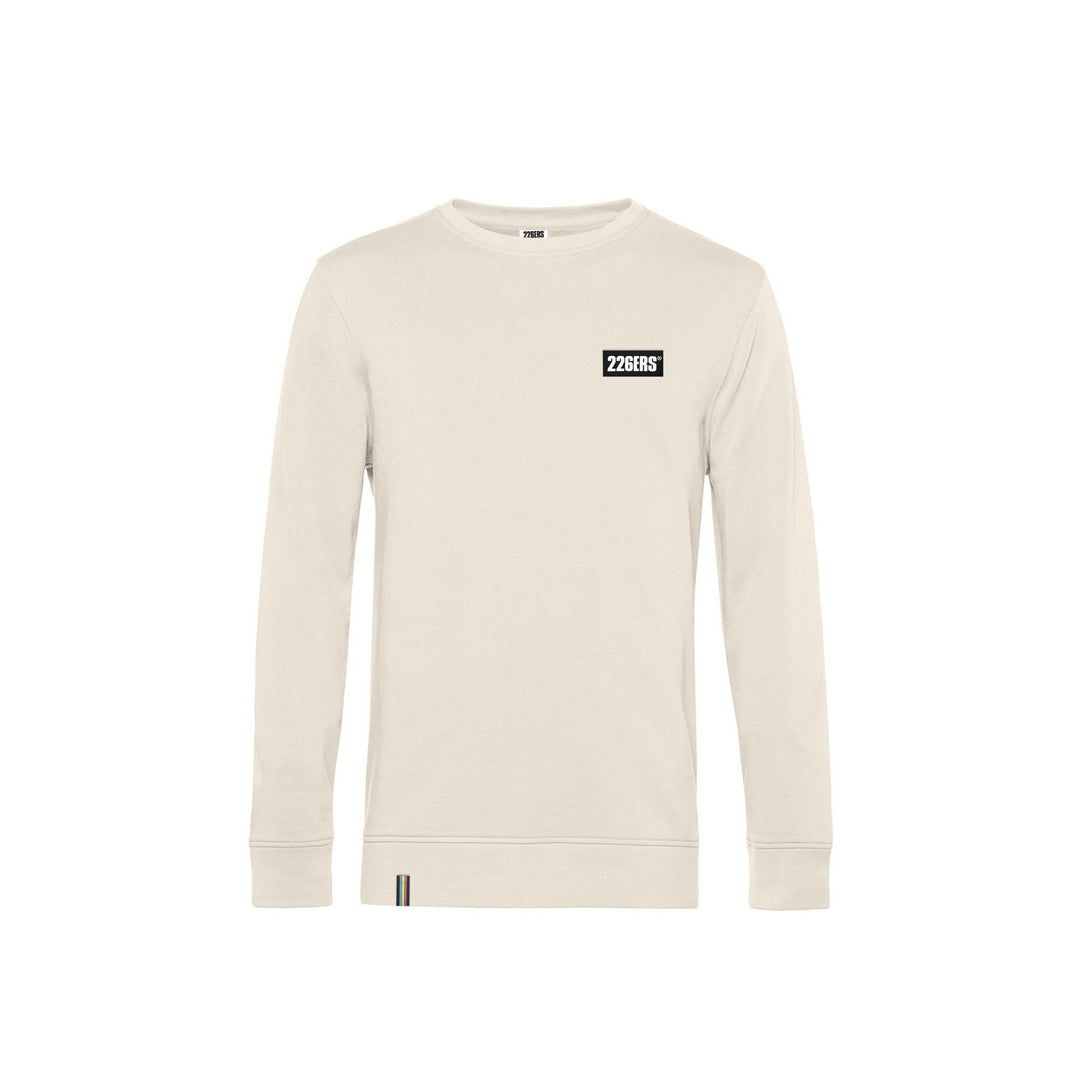 Sudadera Regular Fit cuello redondo blanca