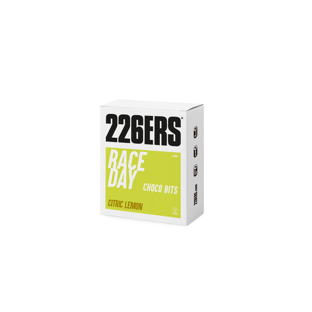 BOX 6 RACE DAY BAR CHOCO BITS 40g - Barrita Energética con Pepitas de Chocolate