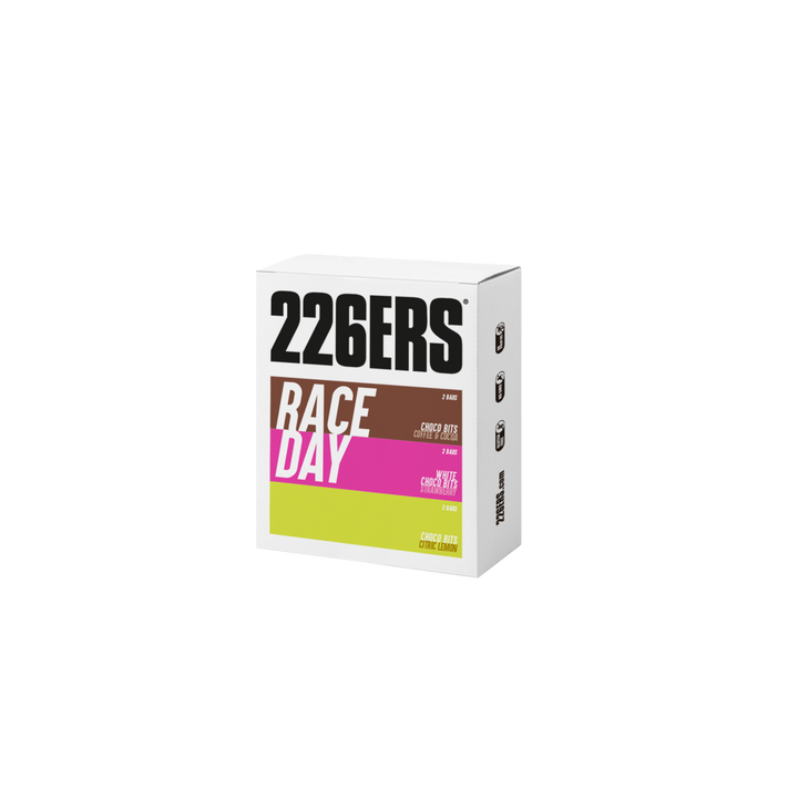 BOX 6 RACE DAY BAR CHOCO BITS 40g - OUTLET