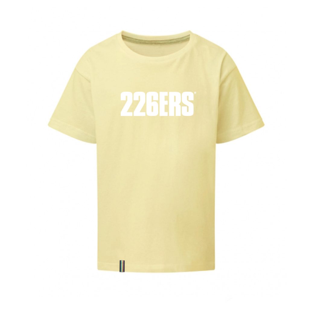 camiseta infantil amarillo con logo 226ERS blanco