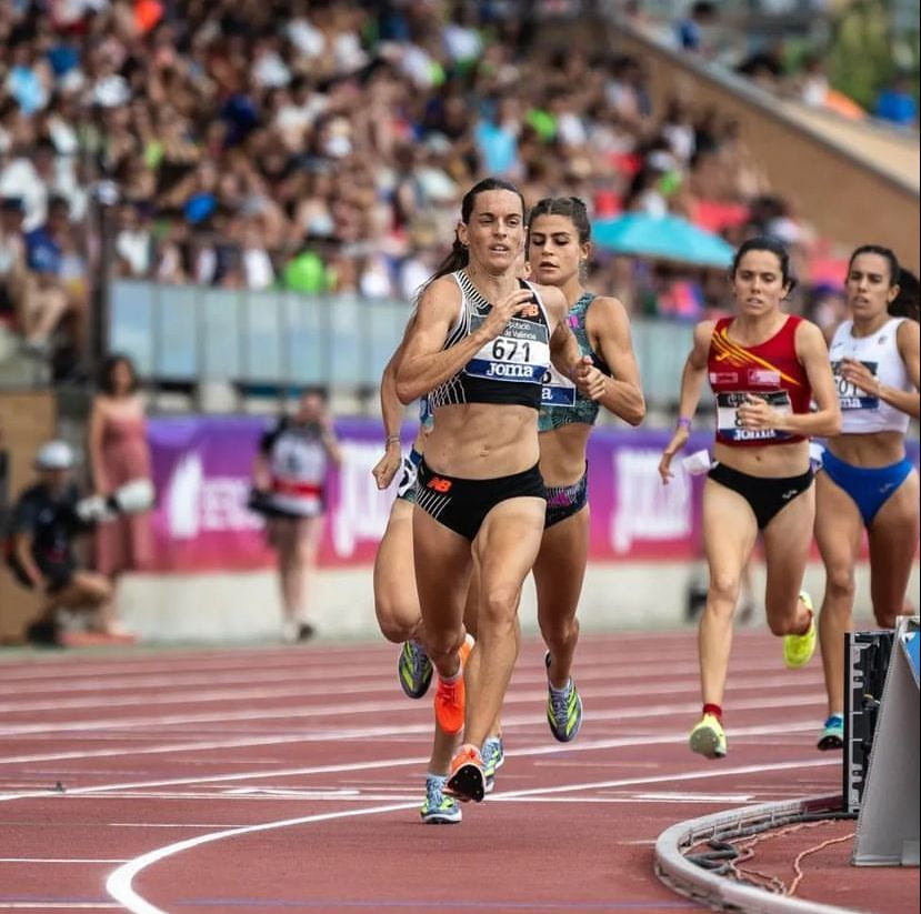 Esther Guerrero en el Campeonato de España de Atletismo