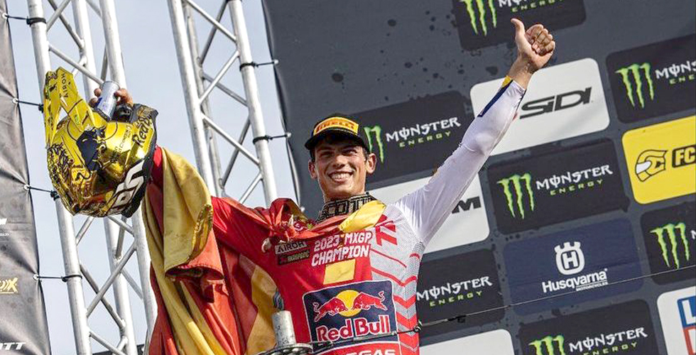 Nuevo campeón del mundo de motocross en MXGP