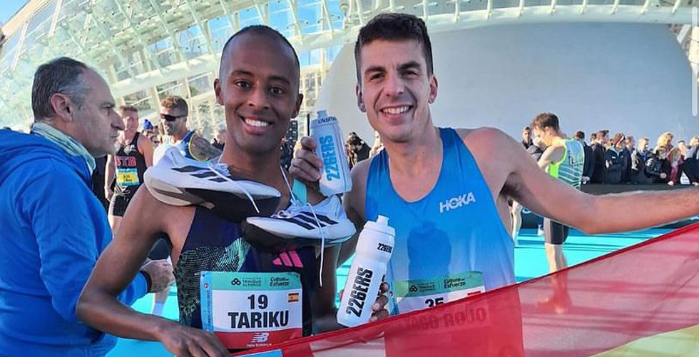 Tariku Novales, record de España en el Maratón de Valencia