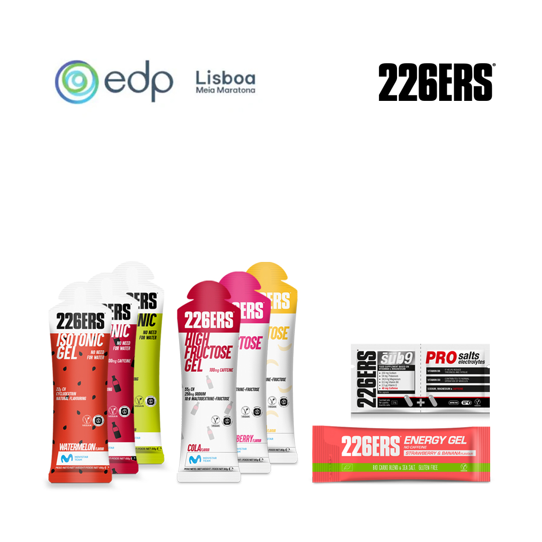 Los productos de 226ERS que encontrarás en el EDP Medio Maratón de Lisboa