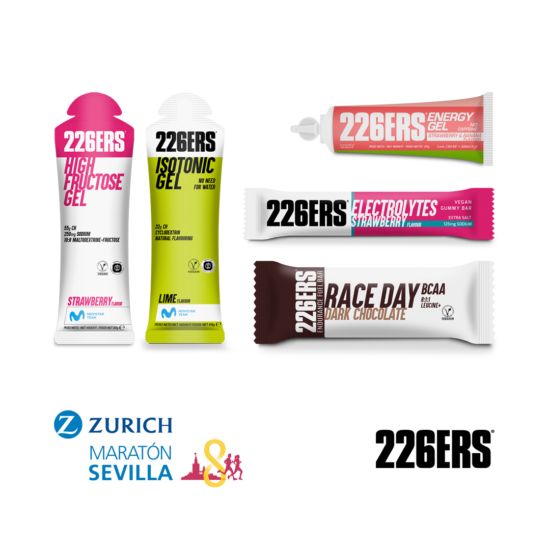 Los productos 226ERS que encontrarás en Zúrich Maratón de Sevilla 2024